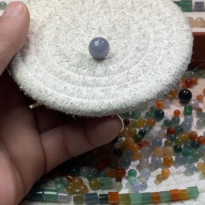 翡翠散珠未镶嵌定制翡翠卡12.2