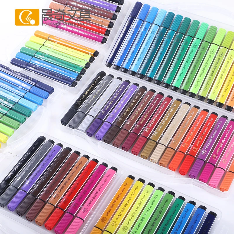 新疆包邮晨奇1201-18色盒装水彩笔