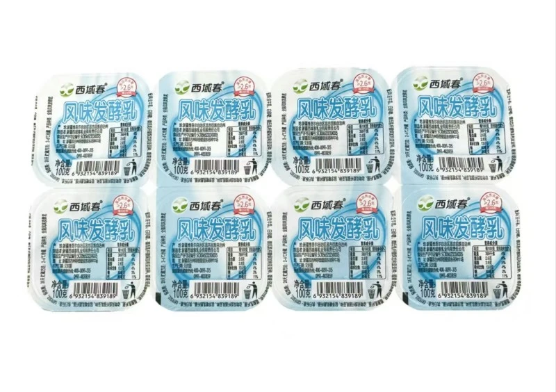 西域春原味八连酸奶100g