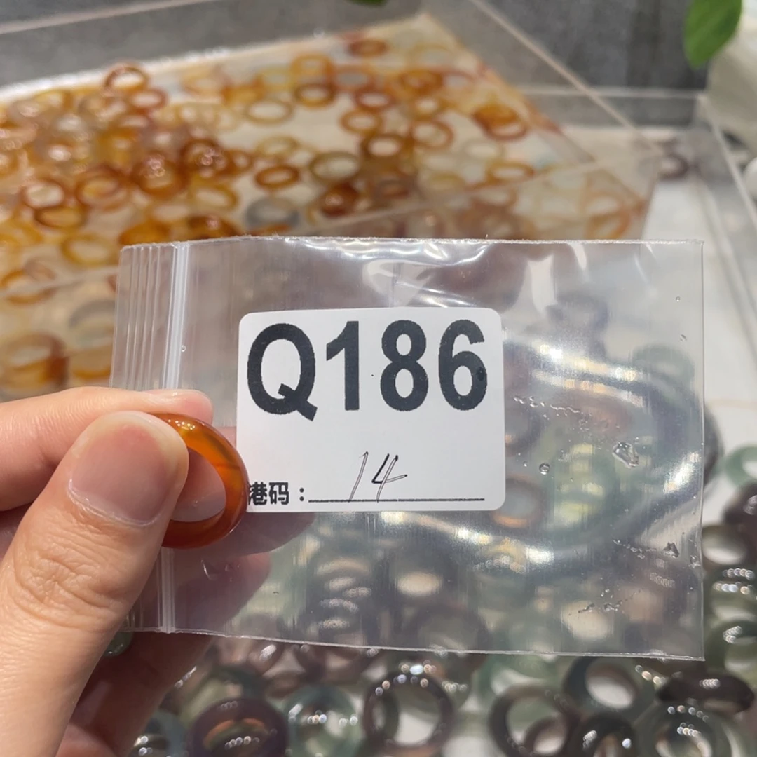 玛瑙/玉髓未镶嵌戒指186