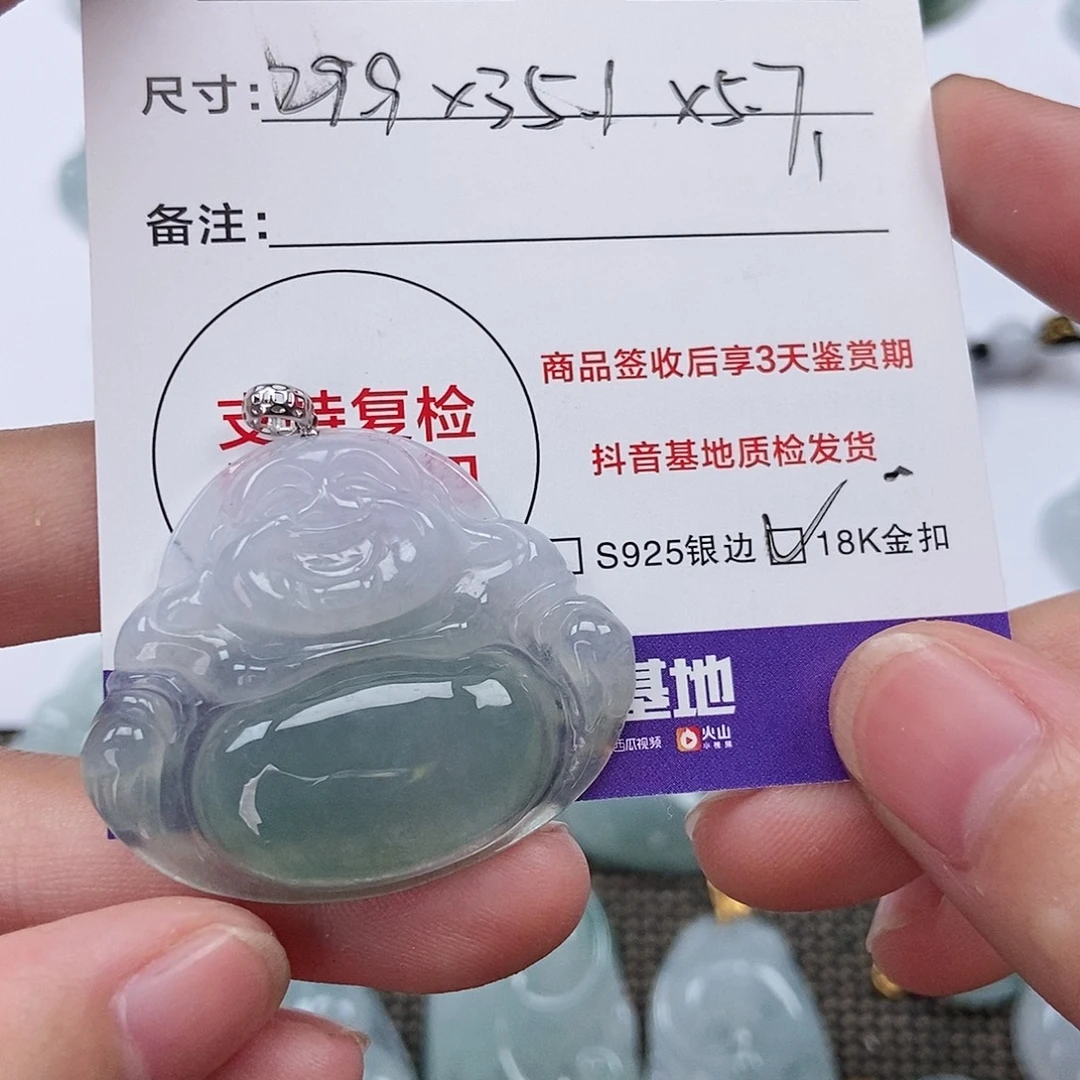 小***M翡翠未镶嵌颈饰翡翠