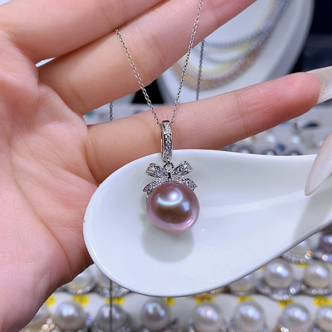 颈饰合金淡水珍珠F