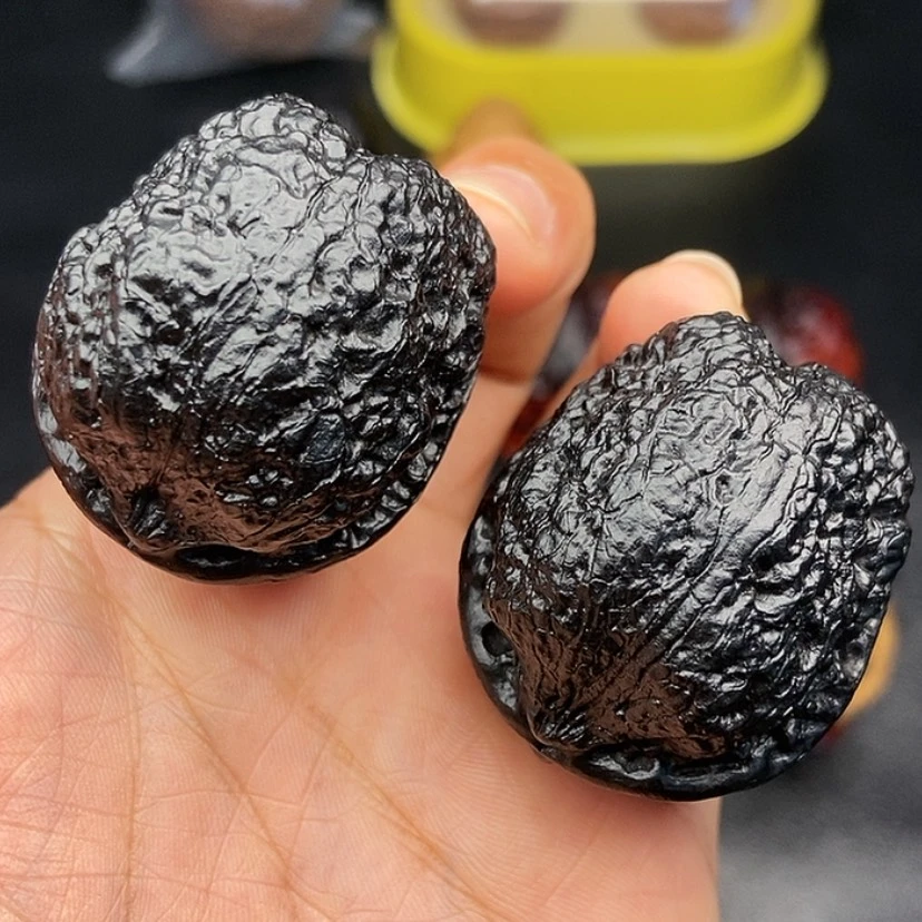 【闪购商品】把件文玩核桃42尺鱼子金蟾