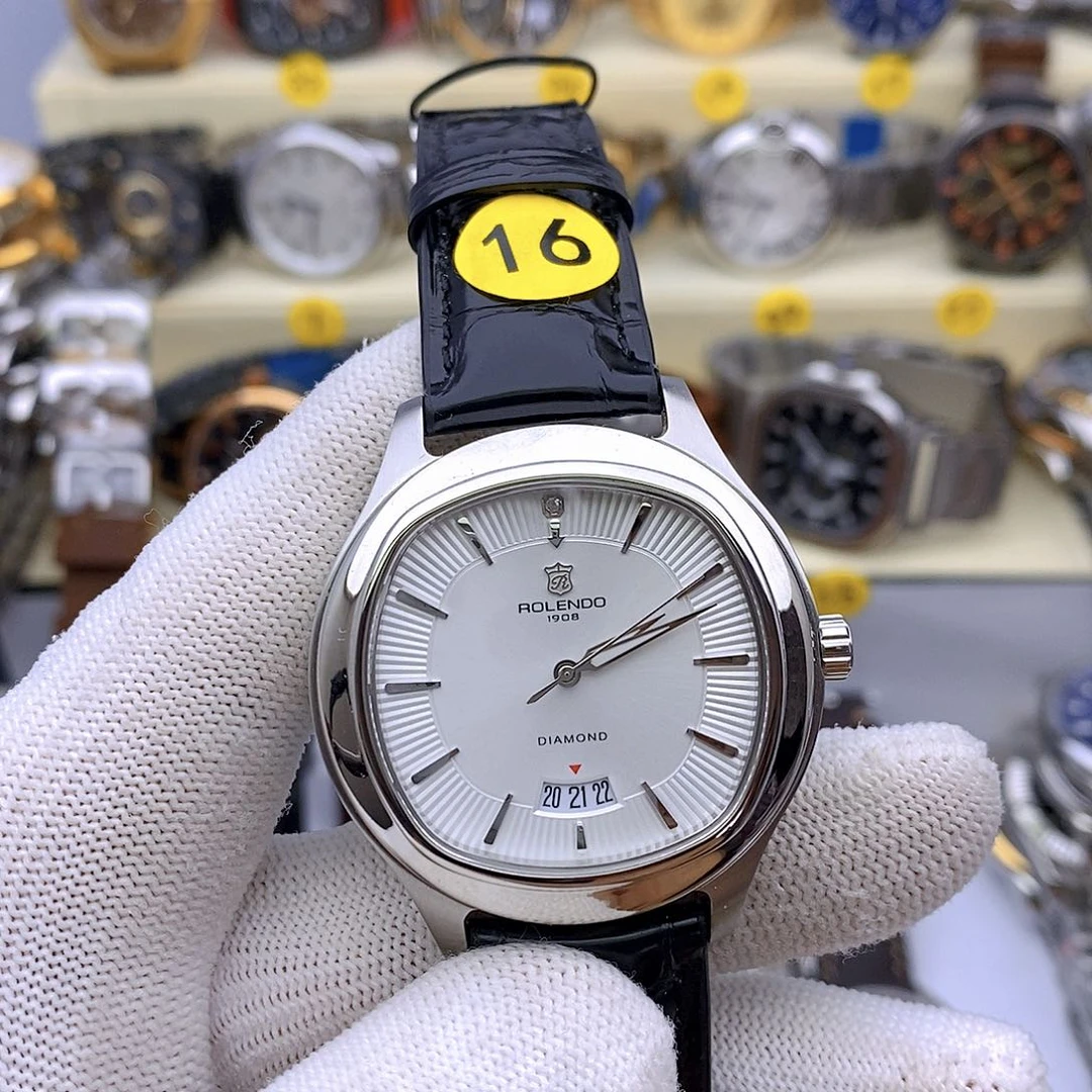 精钢罗兰度7064配钢带➕黑色皮带