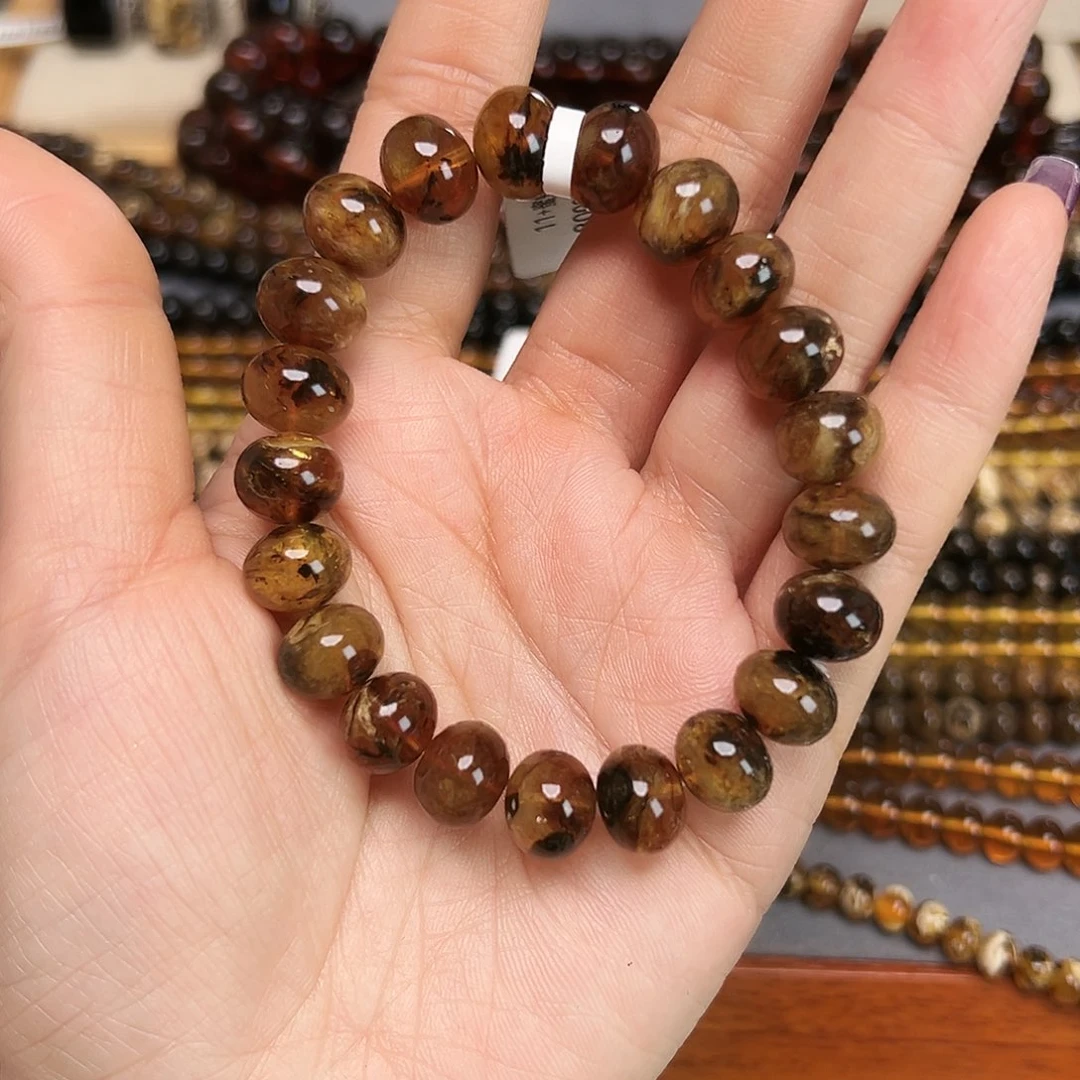 柚***多琥珀未镶嵌裸石抚顺琥珀十一10171