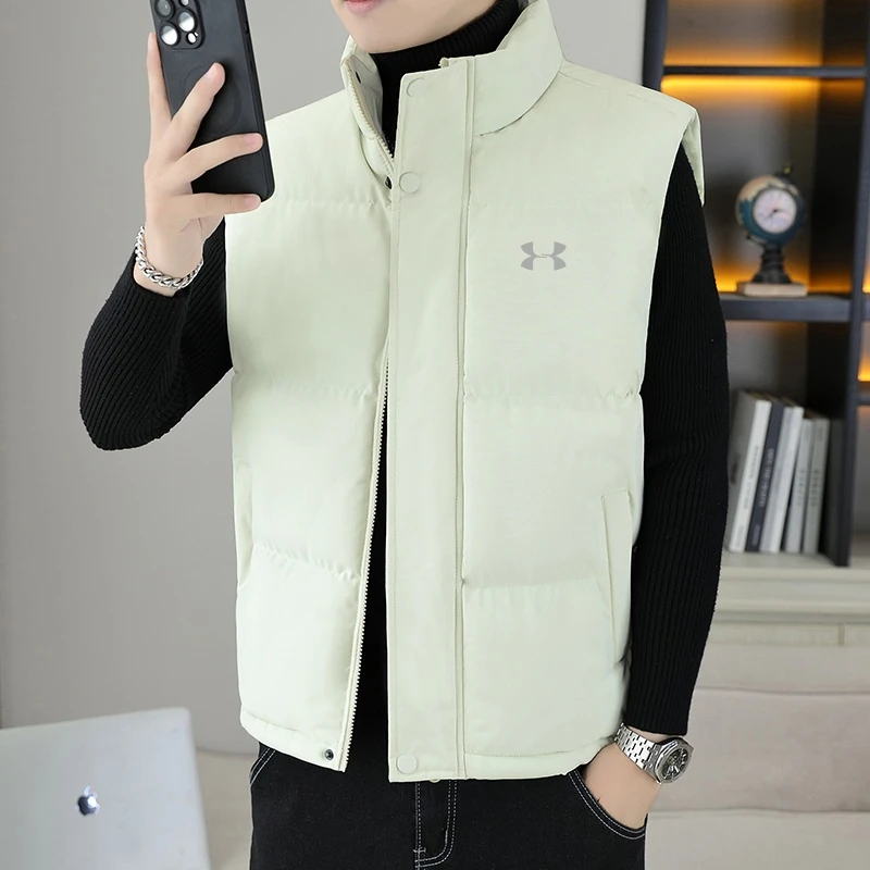 奥莱精选秋冬季情侣款宽松加厚棉马甲时尚防风立领保暖坎肩外套