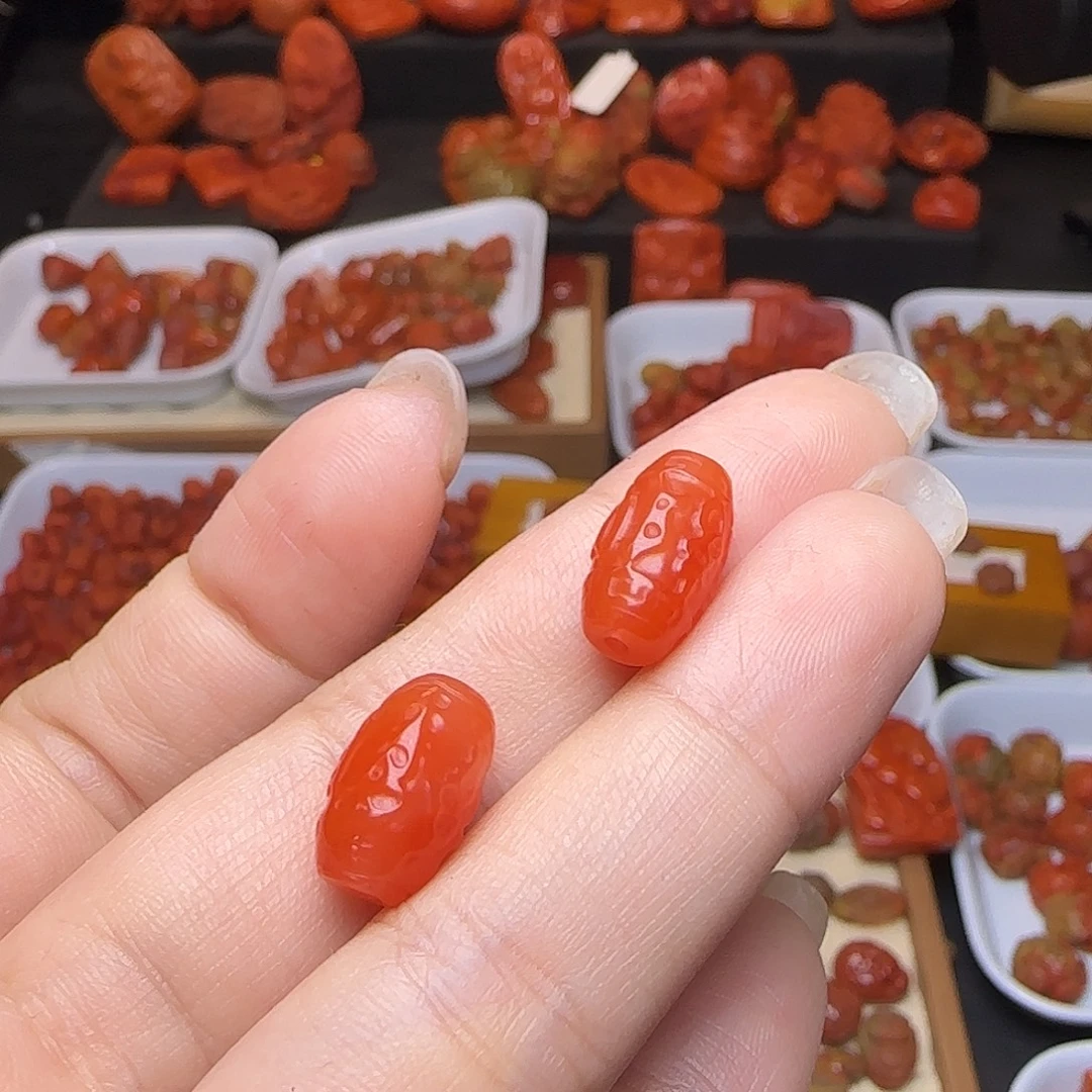 南红玛瑙未镶嵌吊坠(不含链)