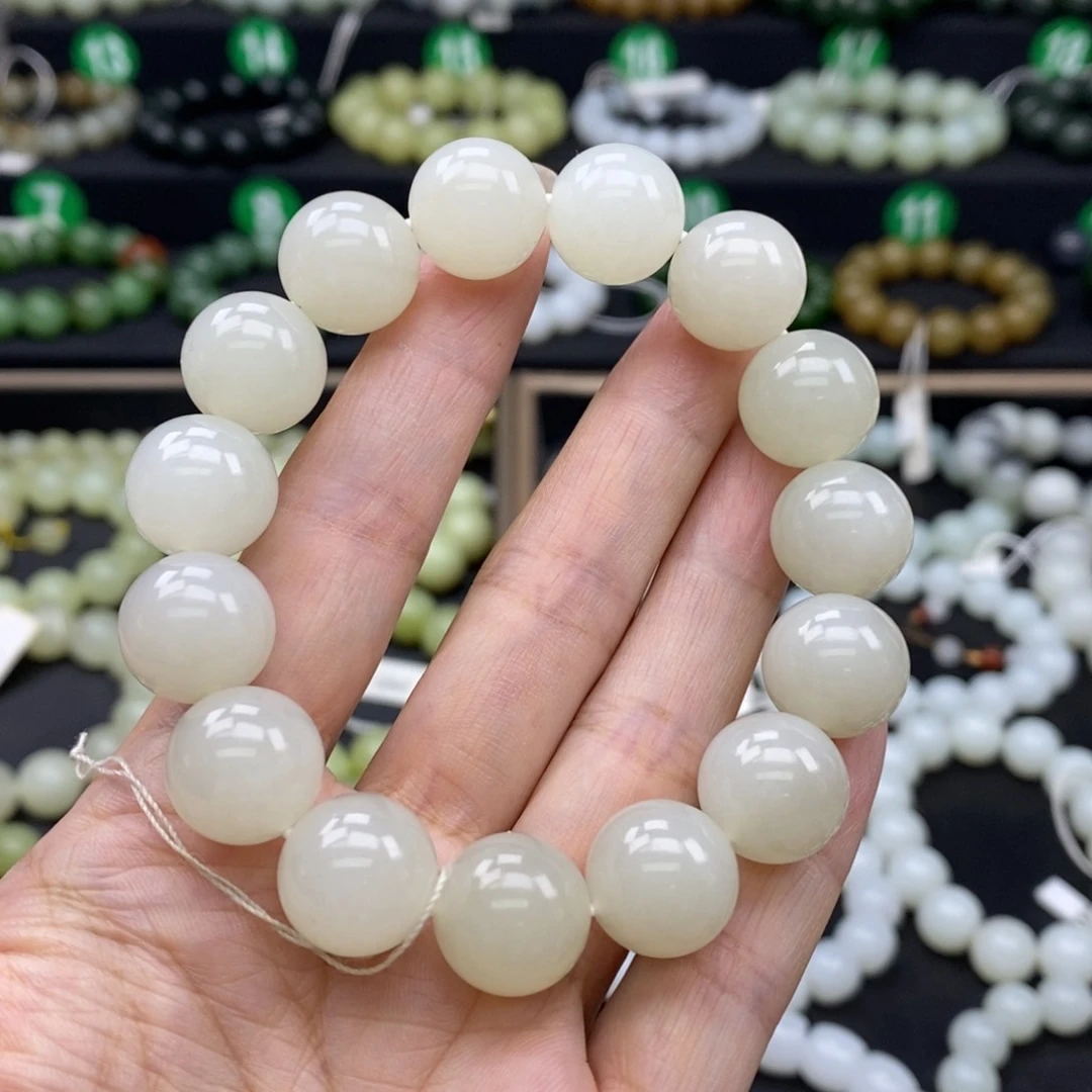 手链未镶嵌和田玉14m m