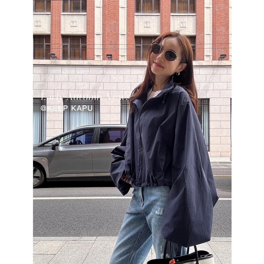 KEEP KAPU靠谱【轻量出行】舒适户外拉链立领女士短外套KP250951