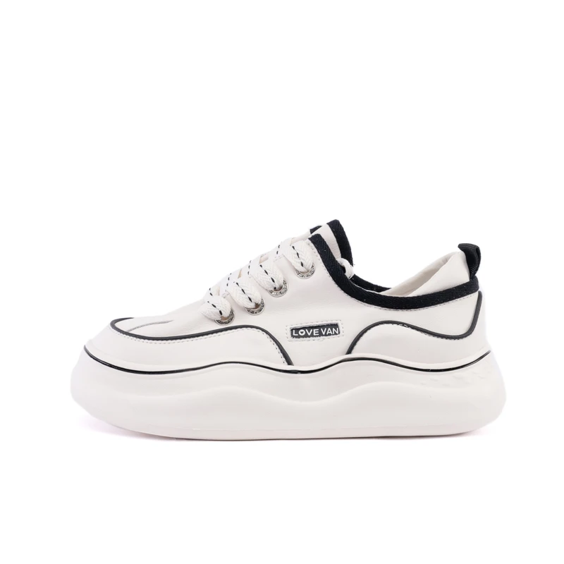 Lovevan/艾典范百搭布鞋单鞋女鞋休闲鞋潮流系带