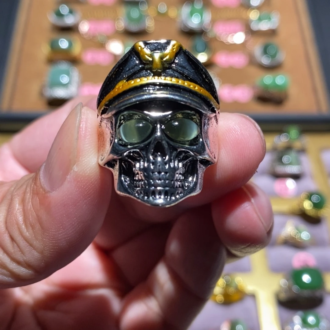 和田玉（碧玉）戒指未镶嵌