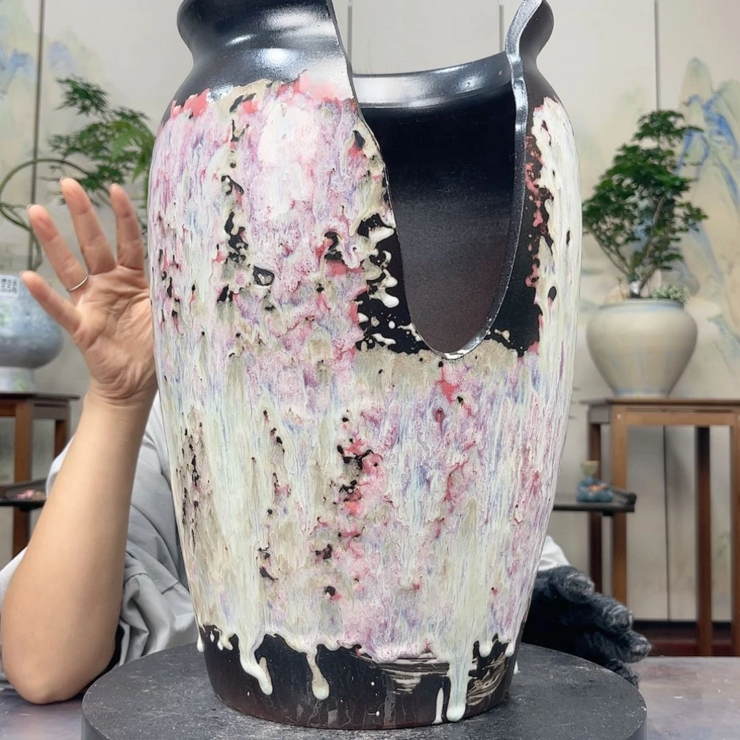 紫砂花盆王嫂花盆直播0603- 1585 高38口22