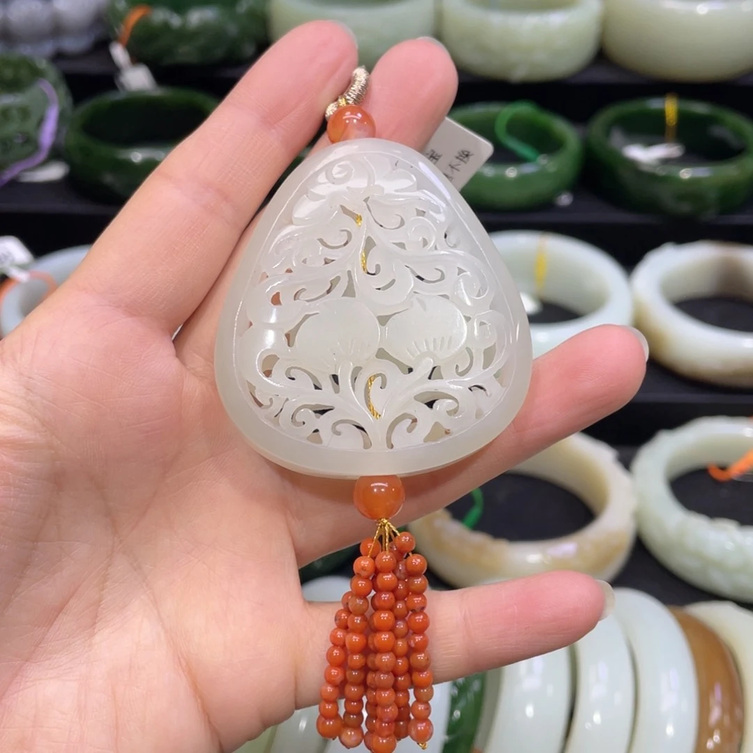 吊坠(不含链)未镶嵌和田玉