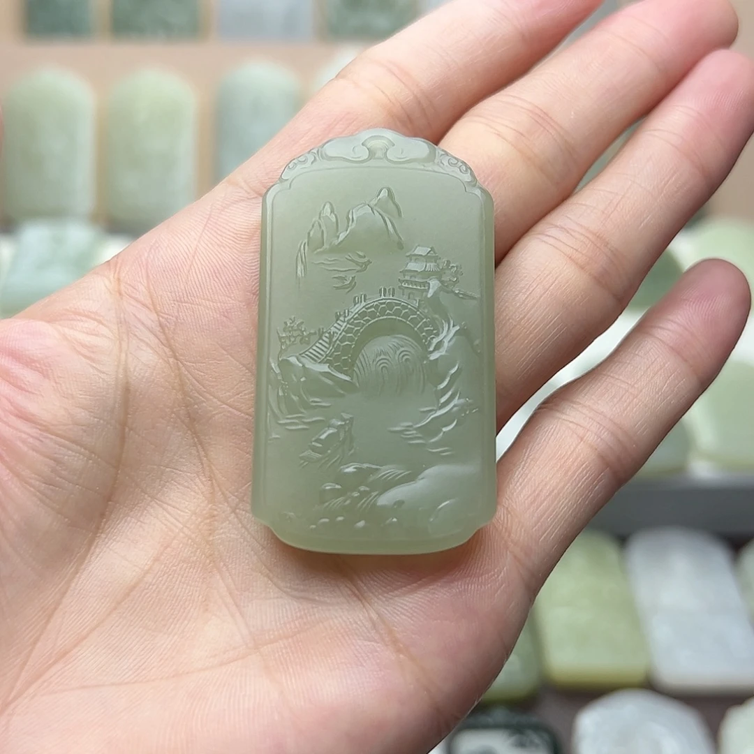 颈饰未镶嵌和田玉