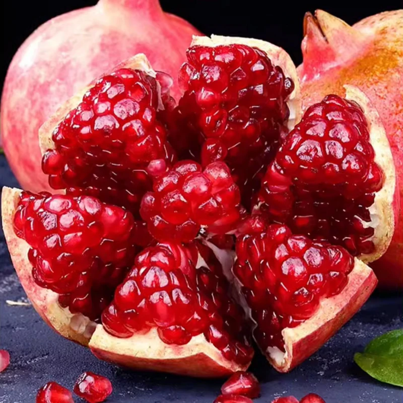 正宗突尼斯软籽石榴新鲜水果应当季四川会理红宝石无籽石榴大果