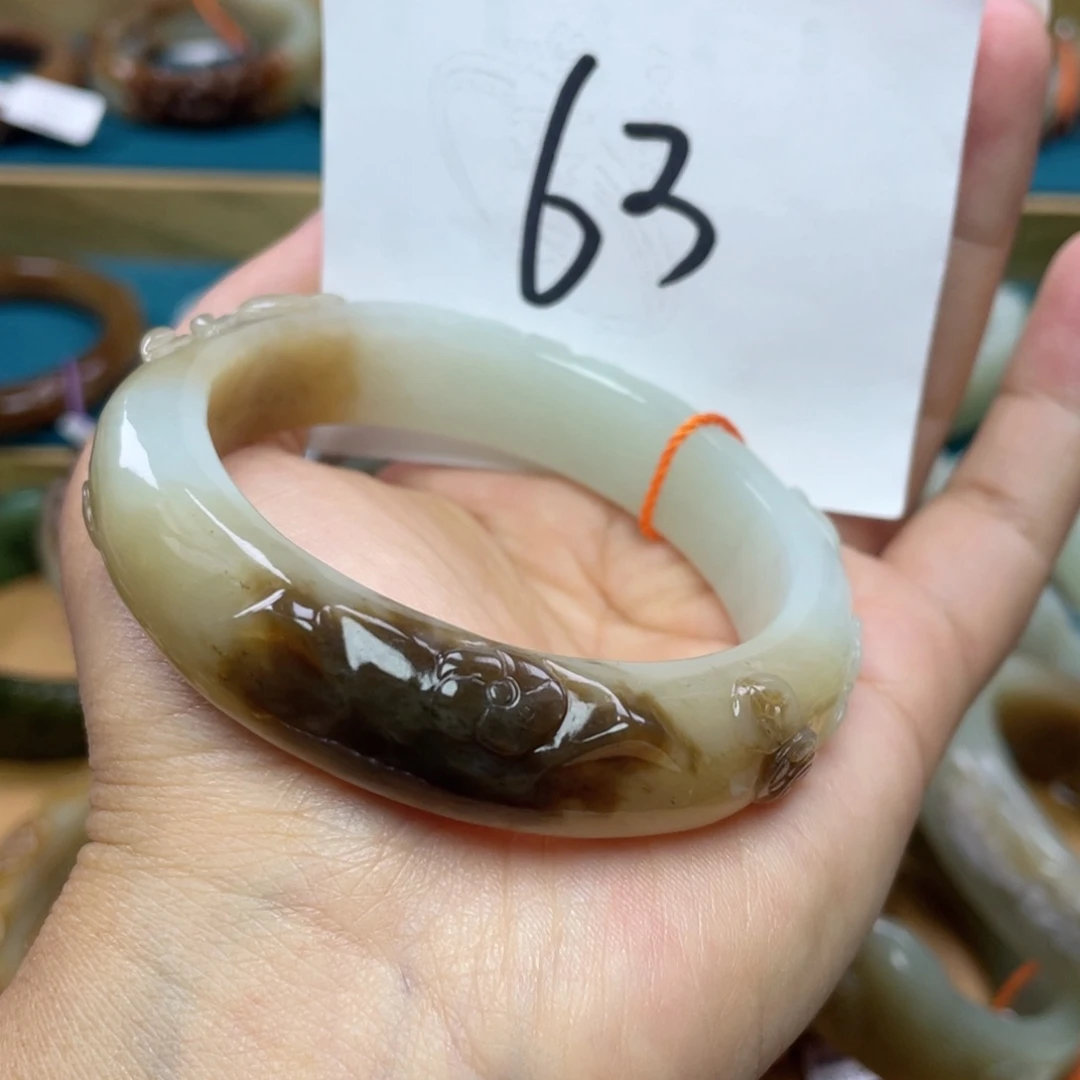 未镶嵌手镯和田玉圈口58