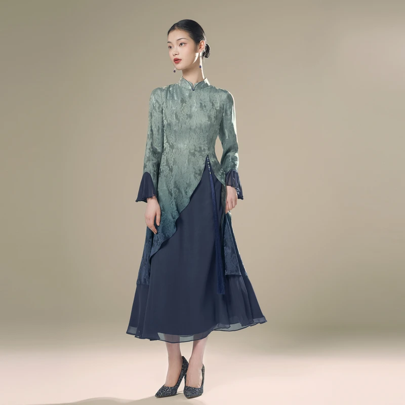 新中式国风2025新款气质 唯有暗香来连衣裙951237298