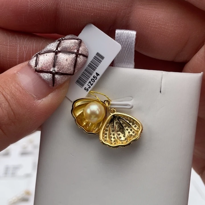 海水珍珠颈饰银S925镶嵌