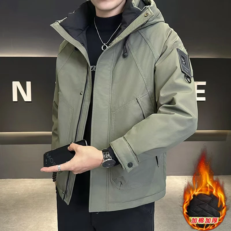 TUCANO/啄木鳥2024秋冬工装连帽棉衣冲锋衣休闲夹克棉服外套男