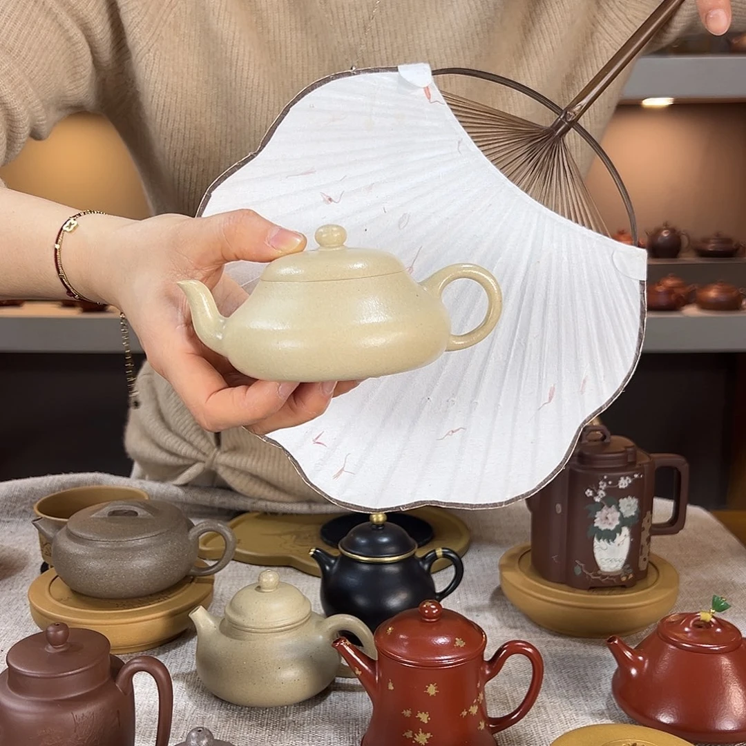 紫砂茶壶s本山绿泥 君德 160cc