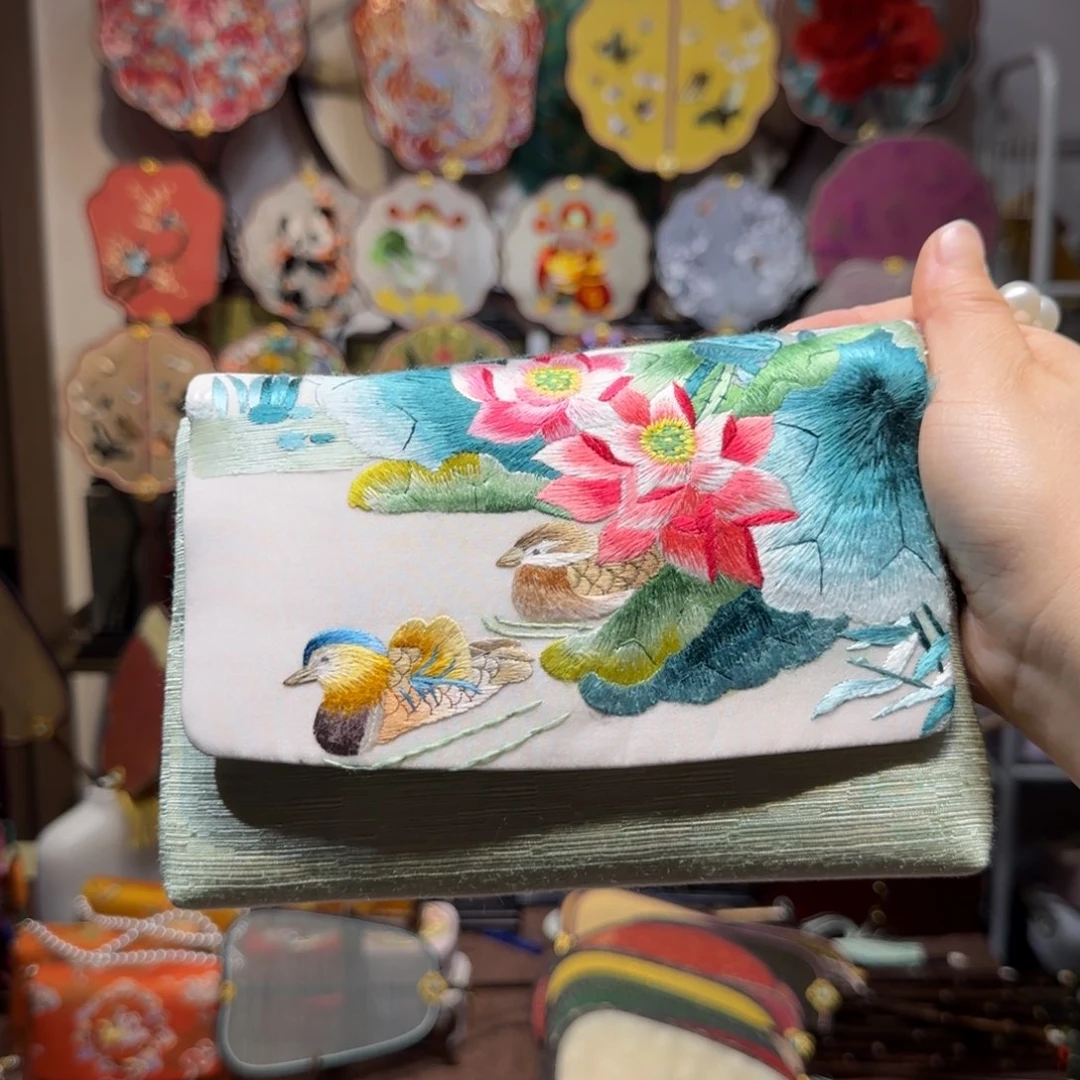 静***阳织绣纯手工苏绣双面绣