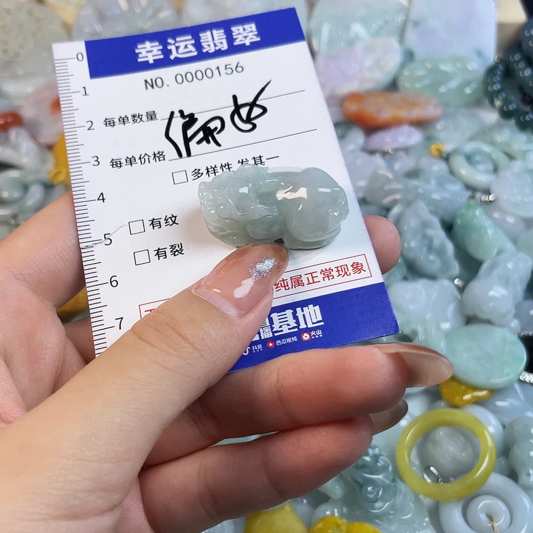 翡翠未镶嵌颈饰156