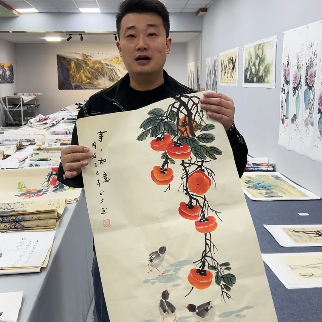 国画宣纸国画纯手绘作品