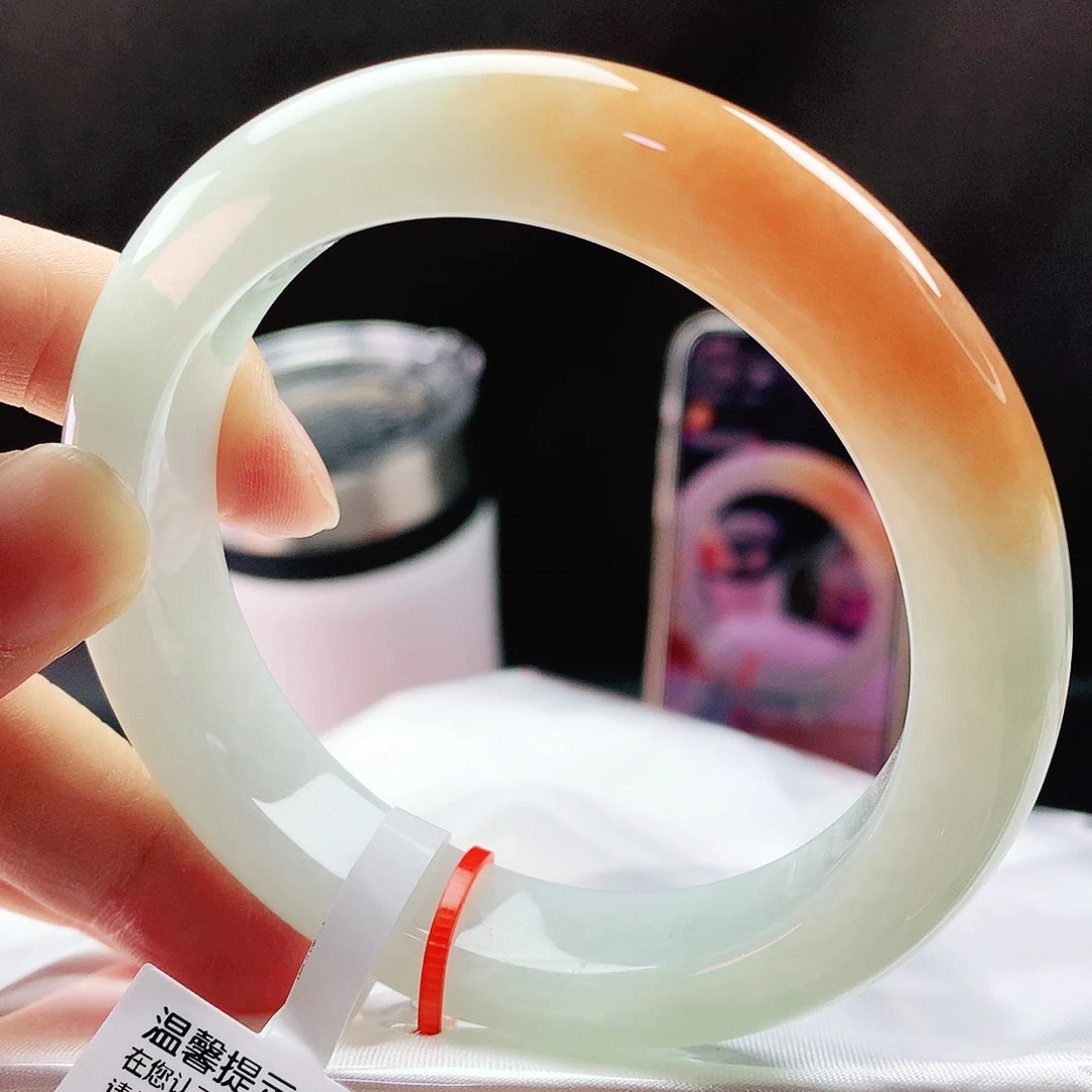 未镶嵌手镯翡翠58圈