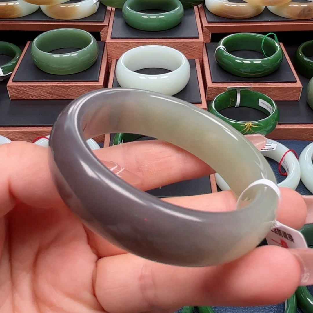 未镶嵌手镯和田玉5253圈口