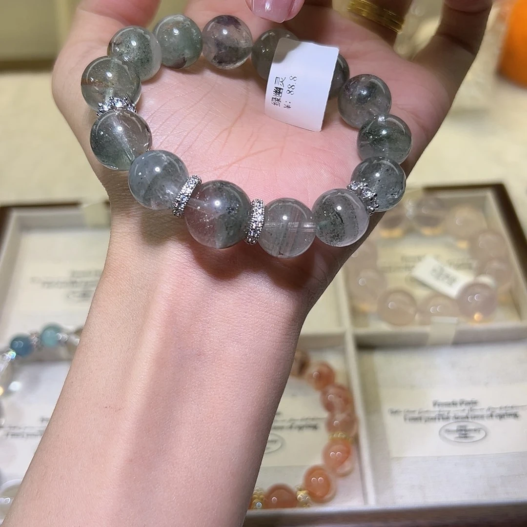 水晶手链未镶嵌小*º48小时鉴赏