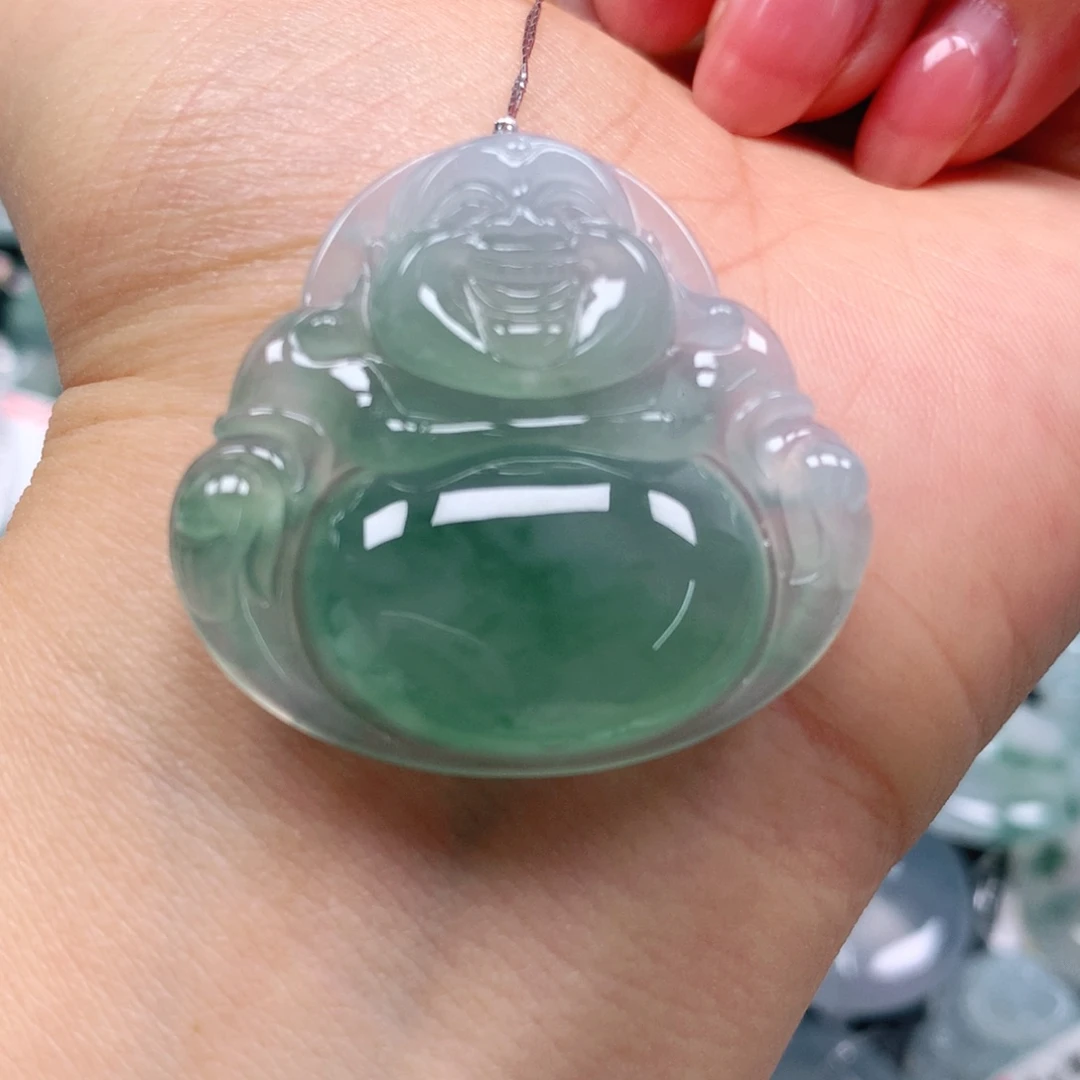 翡翠颈饰未镶嵌天然翡翠