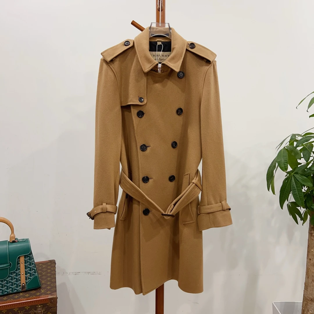 99新 BURBERRY/博柏利 安洁利严选大衣尺码46成色看直播 GSS24467