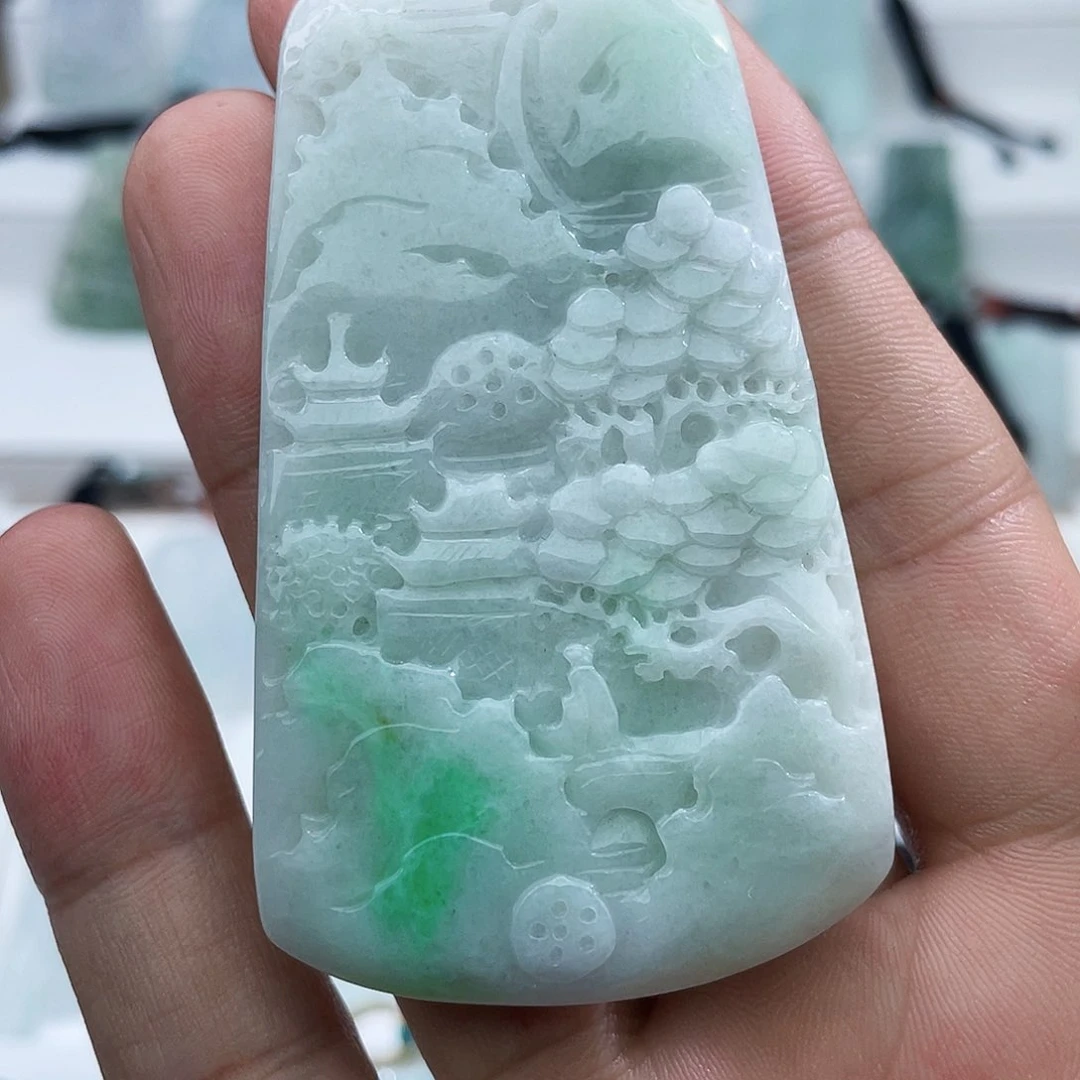 颈饰未镶嵌翡翠0**4翡翠