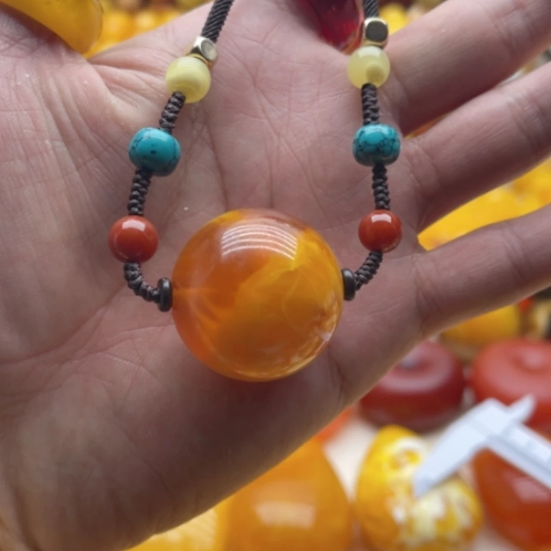 【闪购商品】琥珀颈饰未镶嵌蜜蜡项链