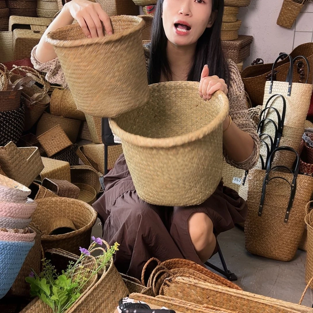 草编草编包/草编收纳盒微瑕疵