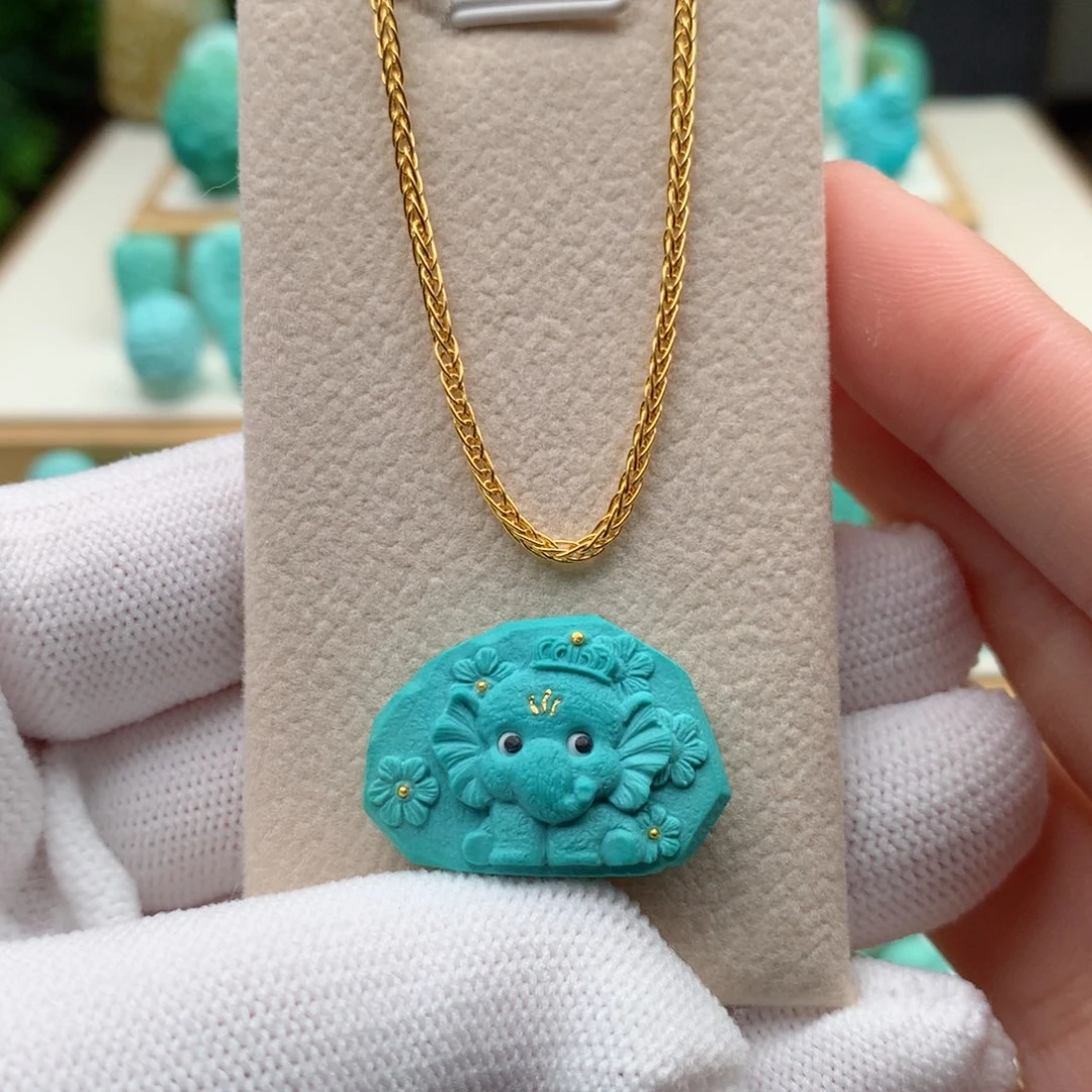 绿松石未镶嵌配饰不含链