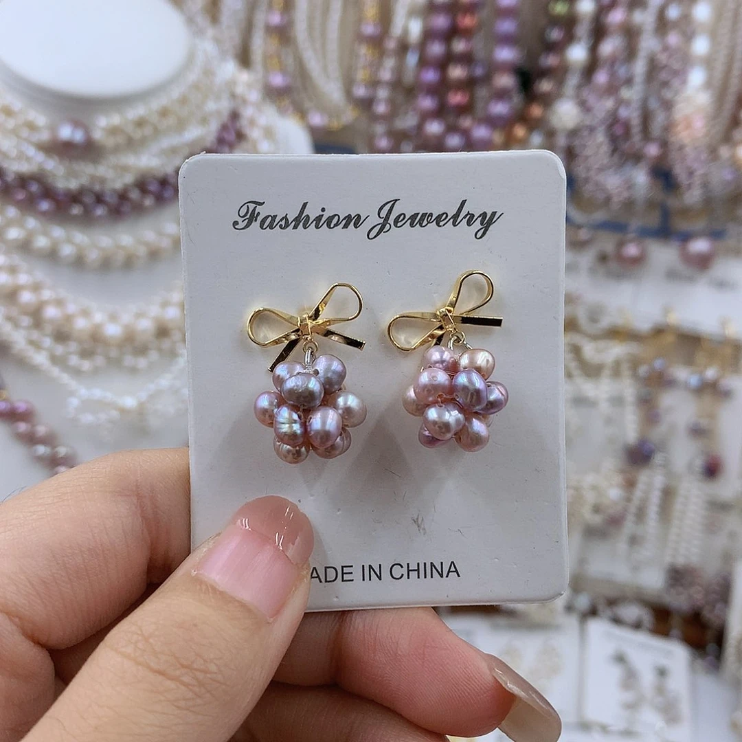 项链银S925镶嵌淡水珍珠