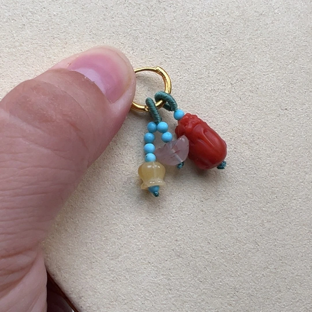 南红玛瑙未镶嵌颈饰