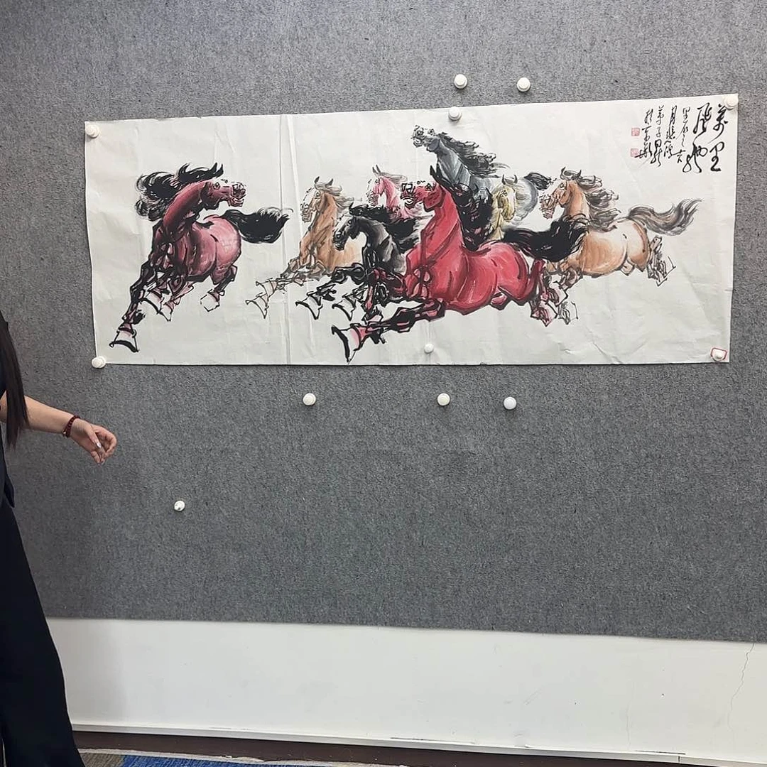 书法作品多次参加