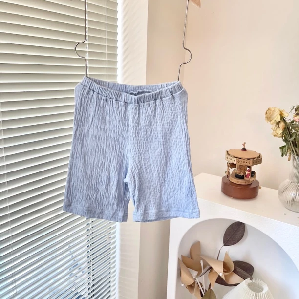 韩单 小星星 25夏款 皱皱柔软舒适七分裤 MK-24