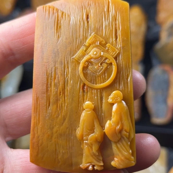石英质玉（黄龙玉）未镶嵌手链