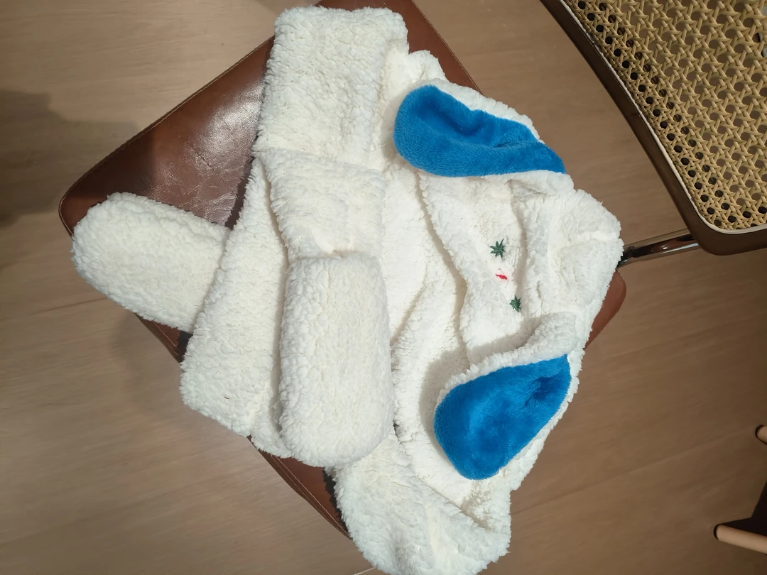 【小圆专享】小主播成长见面礼！乔迁好礼！围巾帽子手套一体107