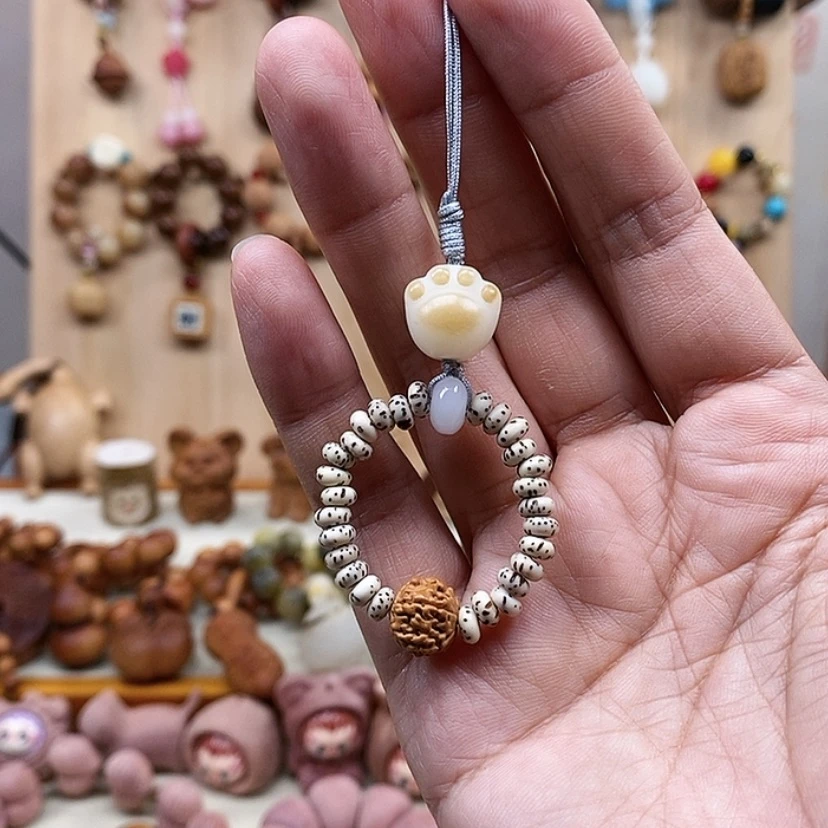 【闪购商品】白玉菩提吊坠星月挂件