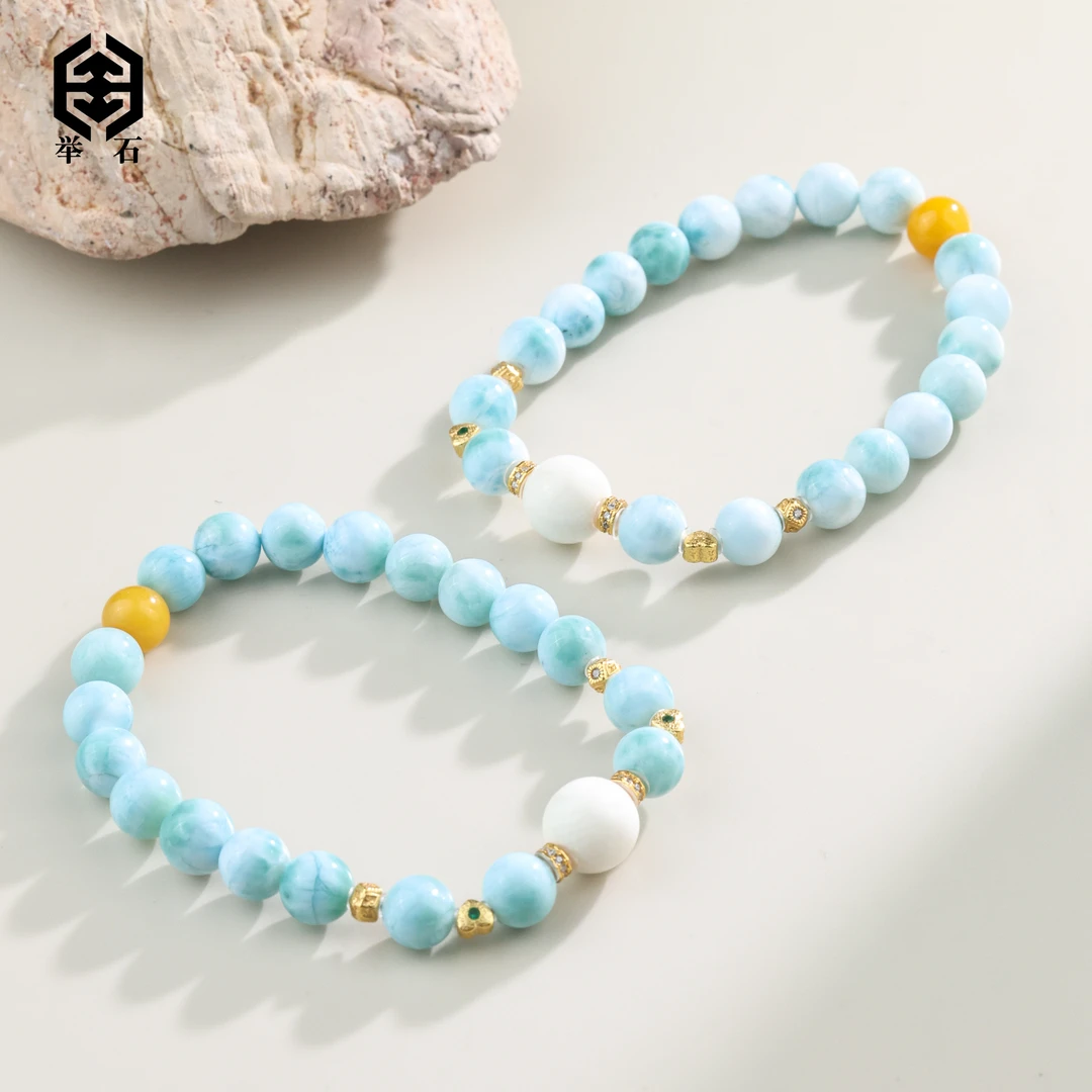 【举石严选】H0104-1000-01海纹石手串（一件/多样性发/约7mm）G