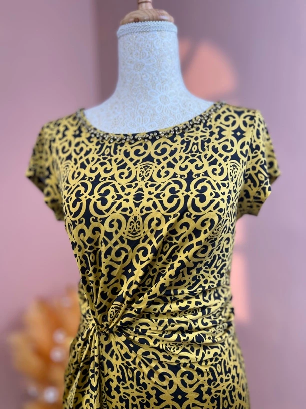 进口高端面料优雅气质连衣裙人丝