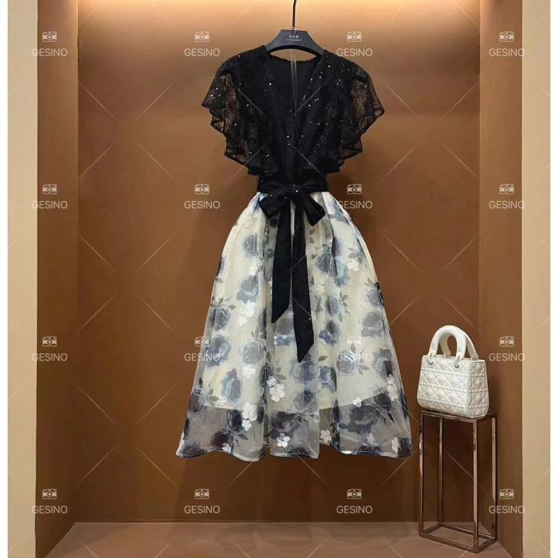 【小露】春夏丨设计师款轻奢气质显瘦女装连衣裙 CX-202467