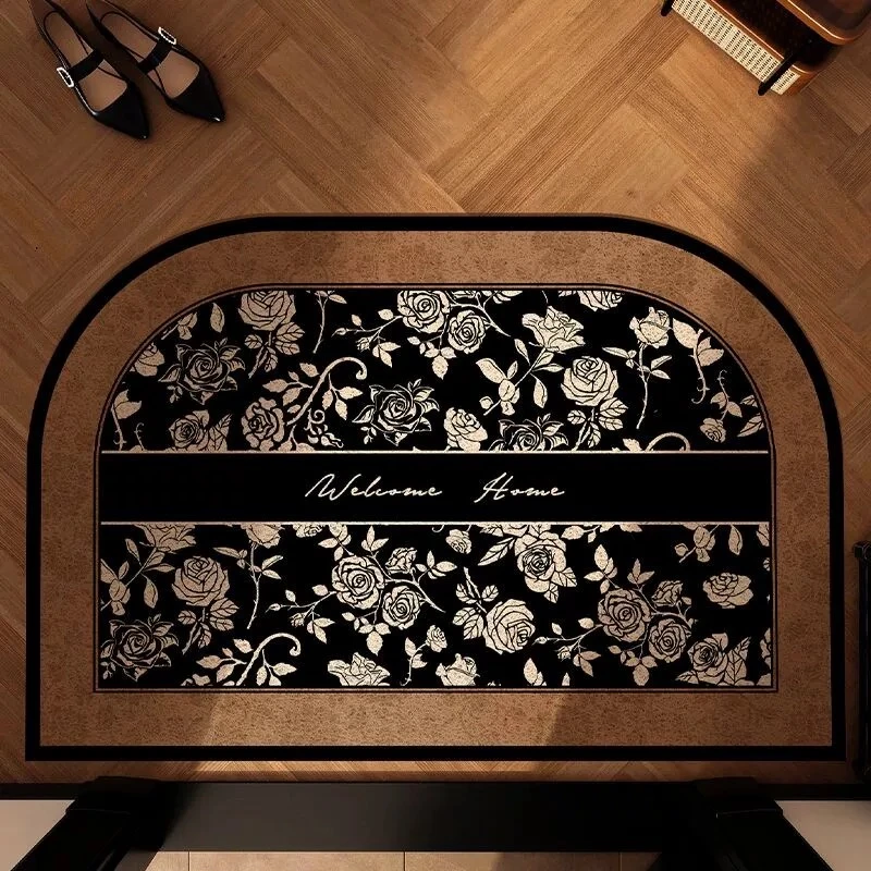 A120【80*50cm】科技绒地垫卫生间门口浴室防滑垫厕所玄关垫