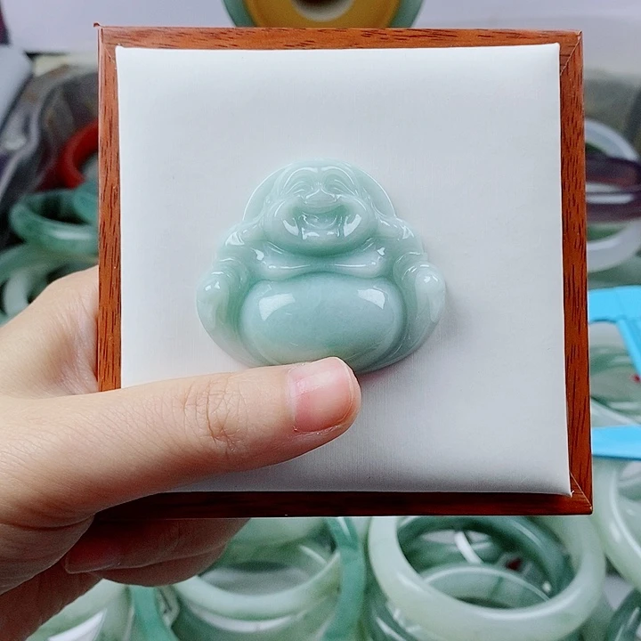 颈饰未镶嵌翡翠天然翡翠吊坠