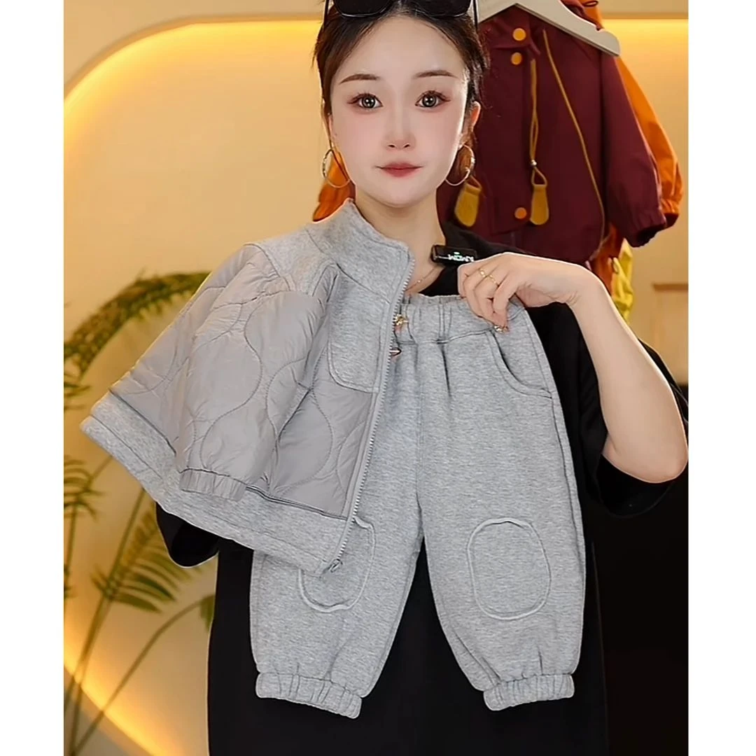 【奥莱精选】2025秋冬保暖原宿风加棉洋气外装时尚儿童新款洋气潮款