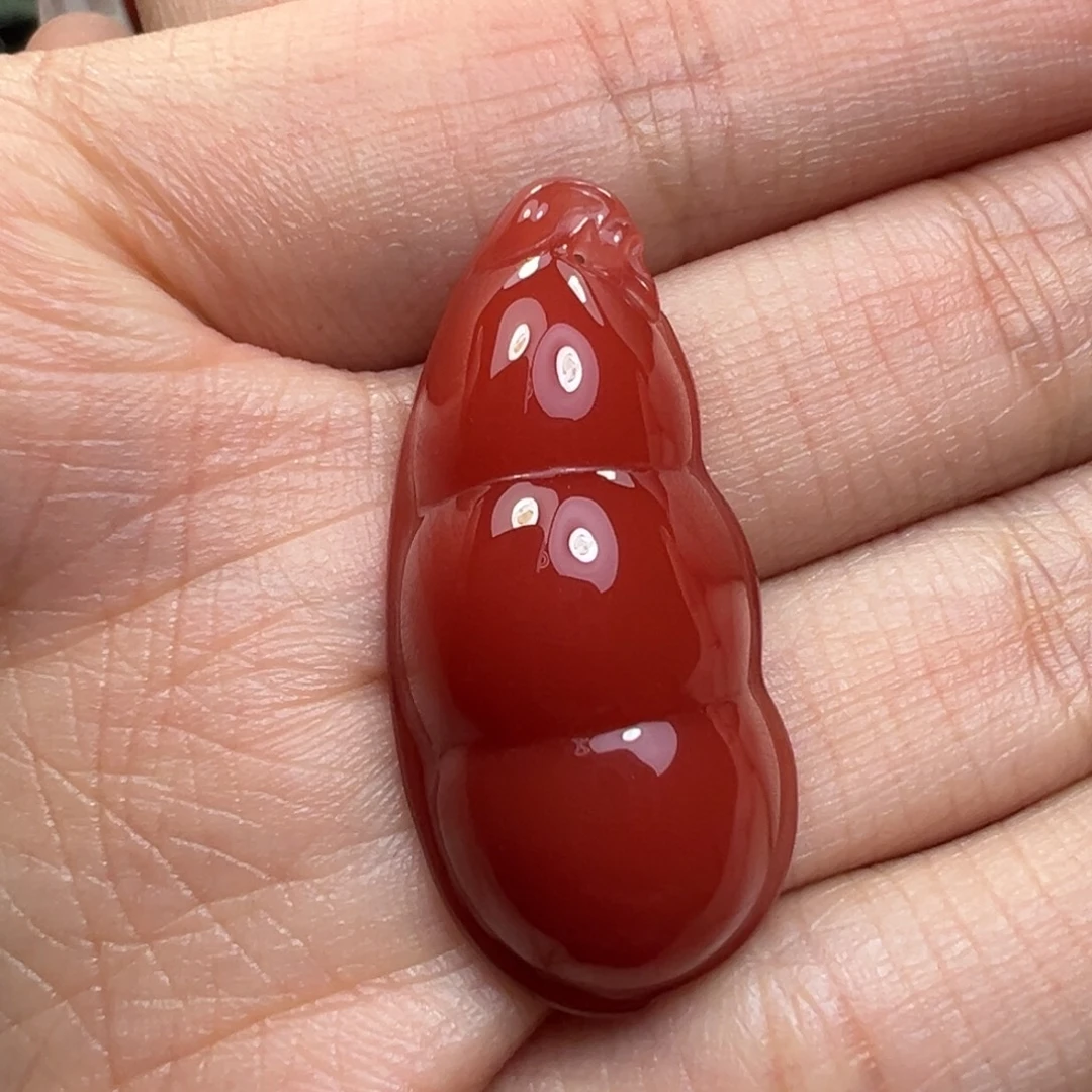 南红玛瑙未镶嵌吊坠